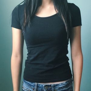 Black Basic Tee